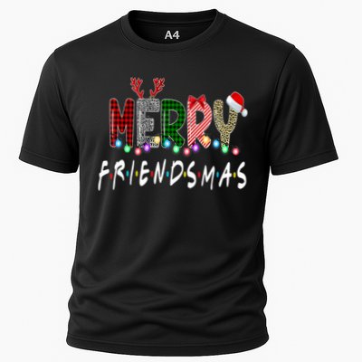 Merry Friendsmas Friends Christmas Matching Xmas Gift Cooling Performance Crew T-Shirt