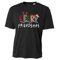 Merry Friendsmas Friends Christmas Matching Xmas Gift Cooling Performance Crew T-Shirt