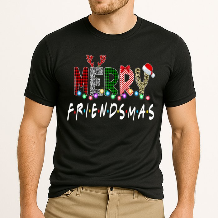Merry Friendsmas Friends Christmas Matching Xmas Gift Cooling Performance Crew T-Shirt
