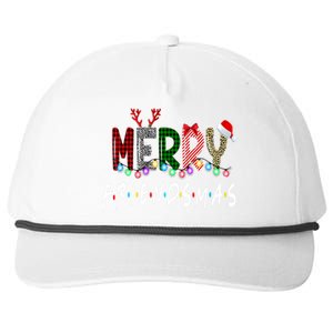 Merry Friendsmas Friends Christmas Matching Xmas Gift Snapback Five-Panel Rope Hat