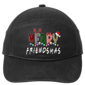 Merry Friendsmas Friends Christmas Matching Xmas Gift 7-Panel Snapback Hat