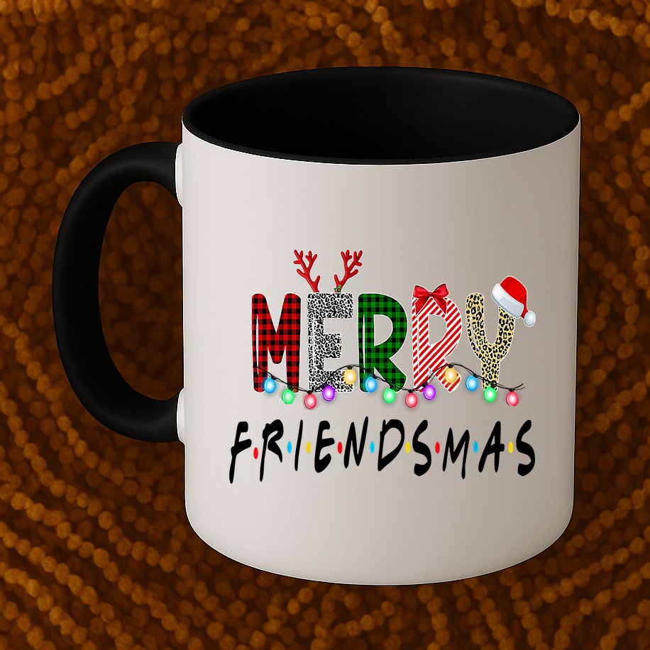 Merry Friendsmas Friends Christmas Matching Xmas Gift Mug