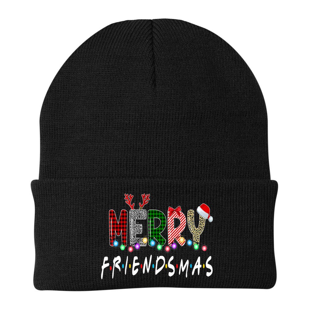 Merry Friendsmas Friends Christmas Matching Xmas Gift Beanie