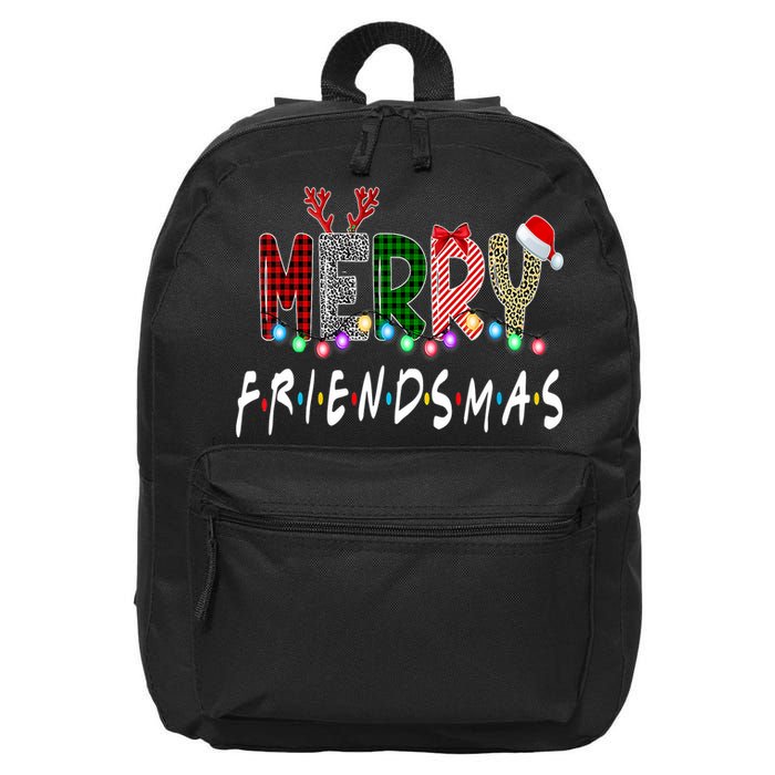 Merry Friendsmas Friends Christmas Matching Xmas Gift 16 in Basic Backpack