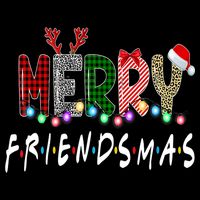 Merry Friendsmas Friends Christmas Matching Xmas Gift 16 in Basic Backpack