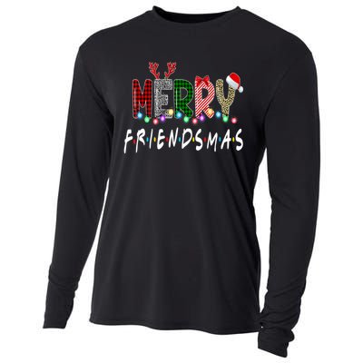 Merry Friendsmas Friends Christmas Matching Xmas Gift Cooling Performance Long Sleeve Crew