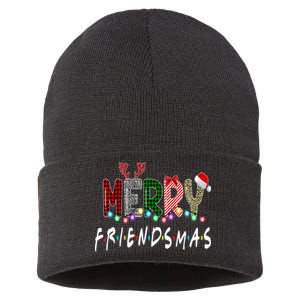 Merry Friendsmas Friends Christmas Matching Xmas Gift Sustainable Knit Beanie