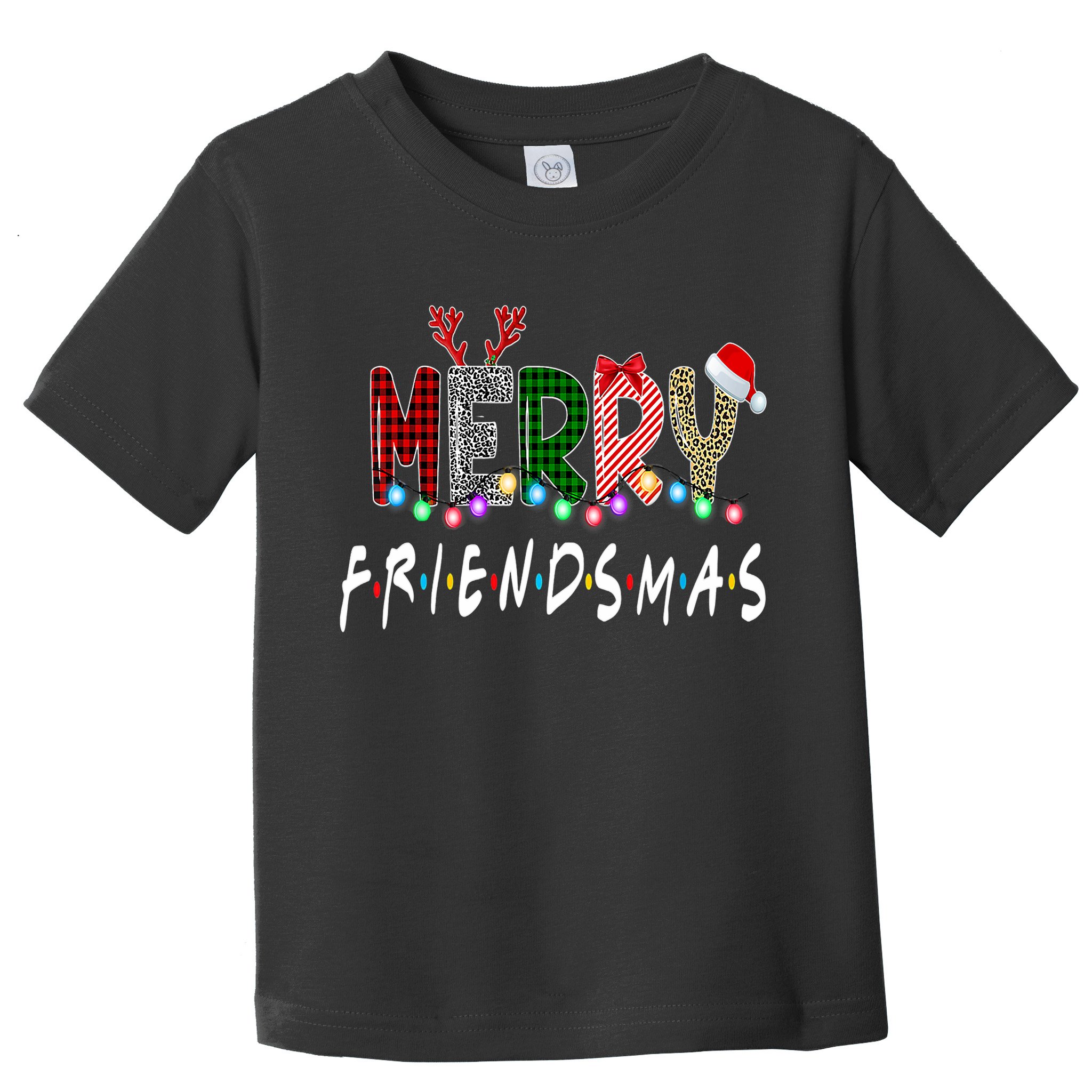 Merry Friendsmas Friends Christmas Matching Xmas Gift Toddler T-Shirt