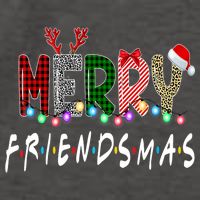 Merry Friendsmas Friends Christmas Matching Xmas Gift Vector Backpack