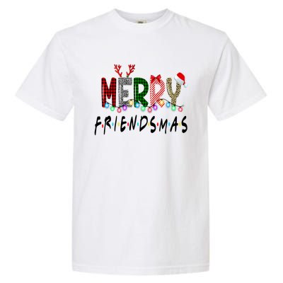 Merry Friendsmas Friends Christmas Matching Xmas Gift Garment-Dyed Heavyweight T-Shirt