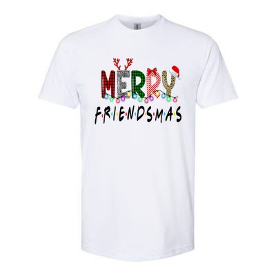 Merry Friendsmas Friends Christmas Matching Xmas Gift Softstyle CVC T-Shirt