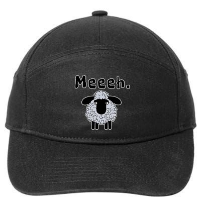 Meeeh Funny Farmer 7-Panel Snapback Hat