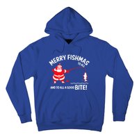 Merry Fishmas Funny Fish Fishing Fisher Christmas Xmas Cute Gift Hoodie