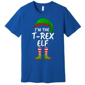 Matching Family Funny IM The Trex Elf Christmas Gift Premium T-Shirt