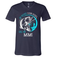 My Favorite Fishing Buddies Call Me Mimi V-Neck T-Shirt