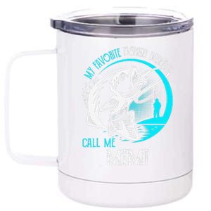 My Favorite Fishing Buddies Call Me Mimi 12 oz Stainless Steel Tumbler Cup