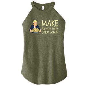 Make French Fries Great Again Trump 2024 French Fry Women's Perfect Tri Rocker Tank