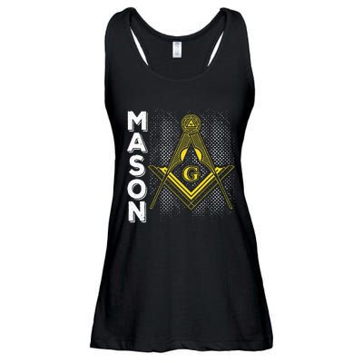 Masonic Freemasonry Fraternal Square Compass Mason Ladies Essential Flowy Tank