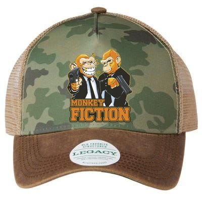 Monkey Fiction Funny Legacy Tie Dye Trucker Hat