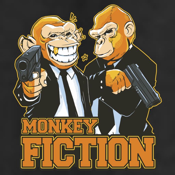 Monkey Fiction Funny Cool Comfort Performance Bucket Hat