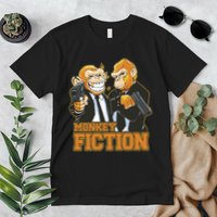 Monkey Fiction Funny Premium T-Shirt