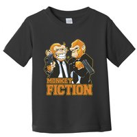 Monkey Fiction Funny Toddler T-Shirt