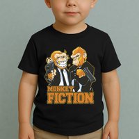 Monkey Fiction Funny Toddler T-Shirt