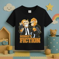 Monkey Fiction Funny Toddler T-Shirt
