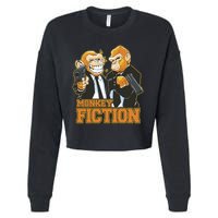 Monkey Fiction Funny Cropped Pullover Crew