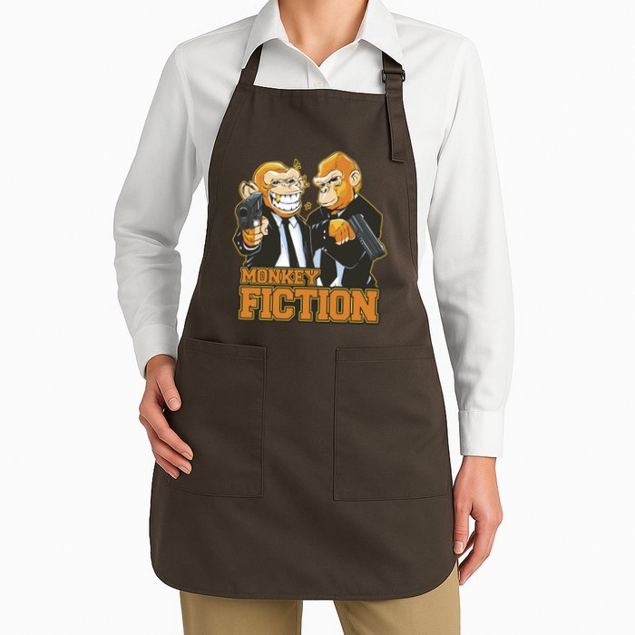 Monkey Fiction Funny Apron
