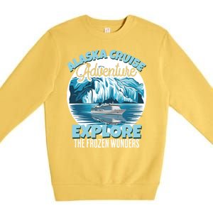 Matching Family Friends Alaska Cruise 2024 Gift Premium Crewneck Sweatshirt