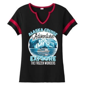 Matching Family Friends Alaska Cruise 2024 Gift Ladies Halftime Notch Neck Tee