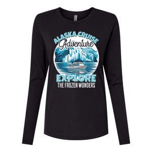 Matching Family Friends Alaska Cruise 2024 Gift Womens Cotton Relaxed Long Sleeve T-Shirt