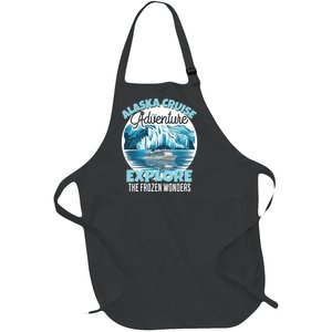 Matching Family Friends Alaska Cruise 2024 Gift Full-Length Apron With Pockets