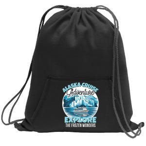 Matching Family Friends Alaska Cruise 2024 Gift Sweatshirt Cinch Pack Bag