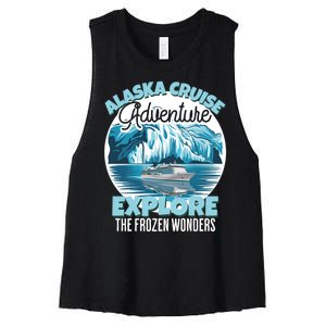 Matching Family Friends Alaska Cruise 2024 Gift Women's Racerback Cropped Tank