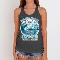 Matching Family Friends Alaska Cruise 2024 Gift Women's Knotted Racerback Tank