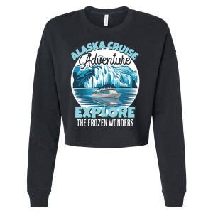 Matching Family Friends Alaska Cruise 2024 Gift Cropped Pullover Crew