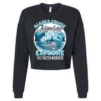 Matching Family Friends Alaska Cruise 2024 Gift Cropped Pullover Crew