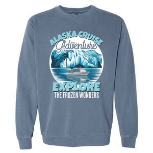 Matching Family Friends Alaska Cruise 2024 Gift Garment-Dyed Sweatshirt