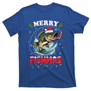 Merry Fishmas Fish Funny Fishing Christmas Dad Meaningful Gift T-Shirt