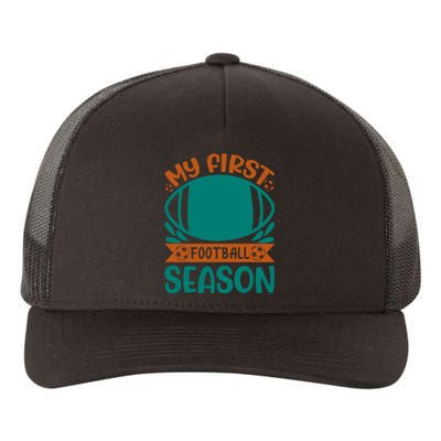 My First Football Season Yupoong Adult 5-Panel Trucker Hat