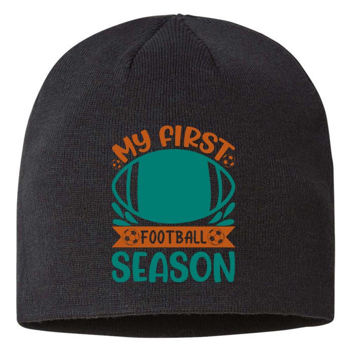 My First Football Season Sustainable Beanie