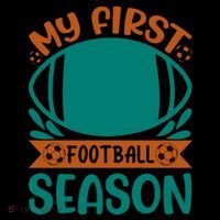 My First Football Season Women's V-Neck T-Shirt