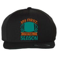 My First Football Season Wool Snapback Cap