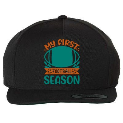 My First Football Season Wool Snapback Cap