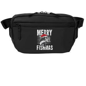 Merry Fishmas Funny Gift Funny Fishing Christmas Gift Crossbody Pack