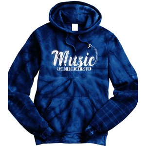 Music Food For My Soul Tie Dye Hoodie