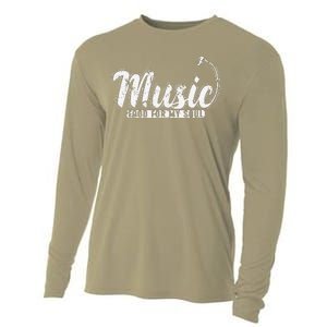 Music Food For My Soul Cooling Performance Long Sleeve Crew