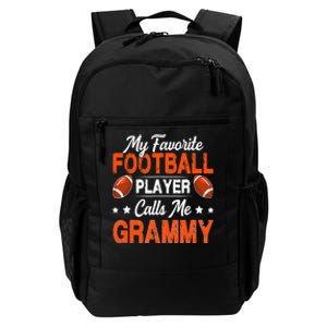 My Favorite Football Player Calls Me Grammy Football Lover Daily Commute Backpack